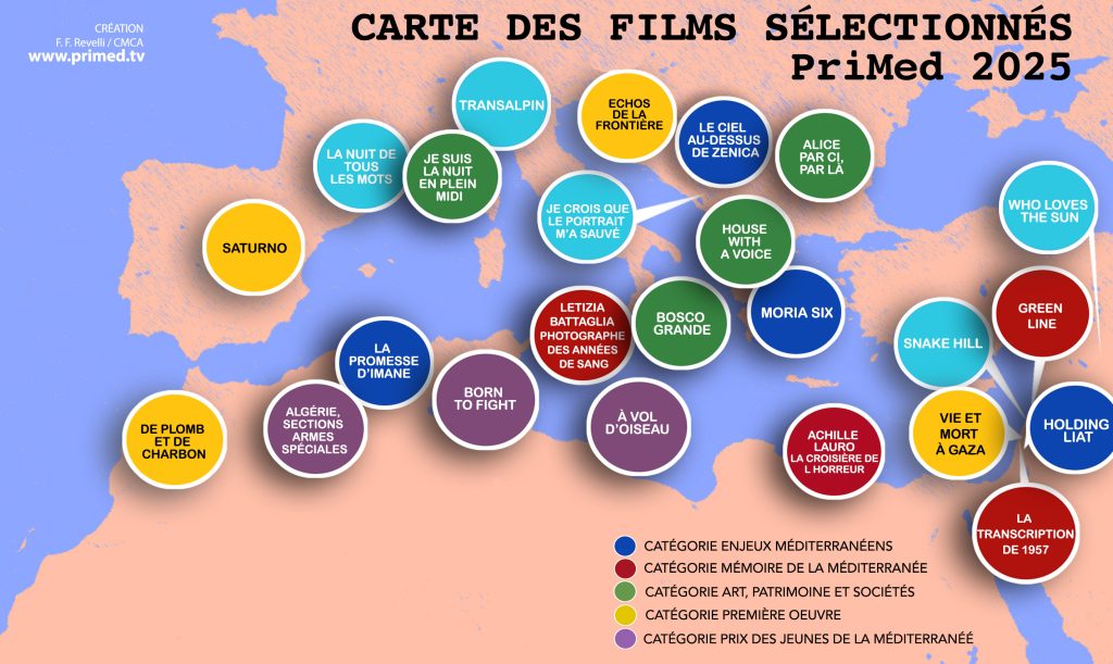 CARTE DES FILMS PRIMED 2025