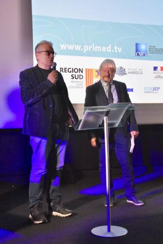 PriMed 2023 - Remise des prix86 - Eric Sherer - FRTV- Gilles Ripert Région SUD